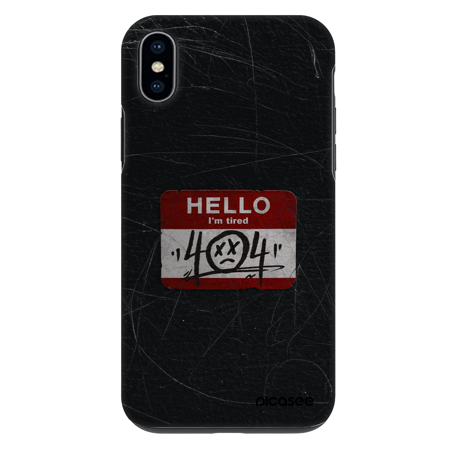 Picasee Fashion Case für Apple iPhone XS Max - HELLO 404