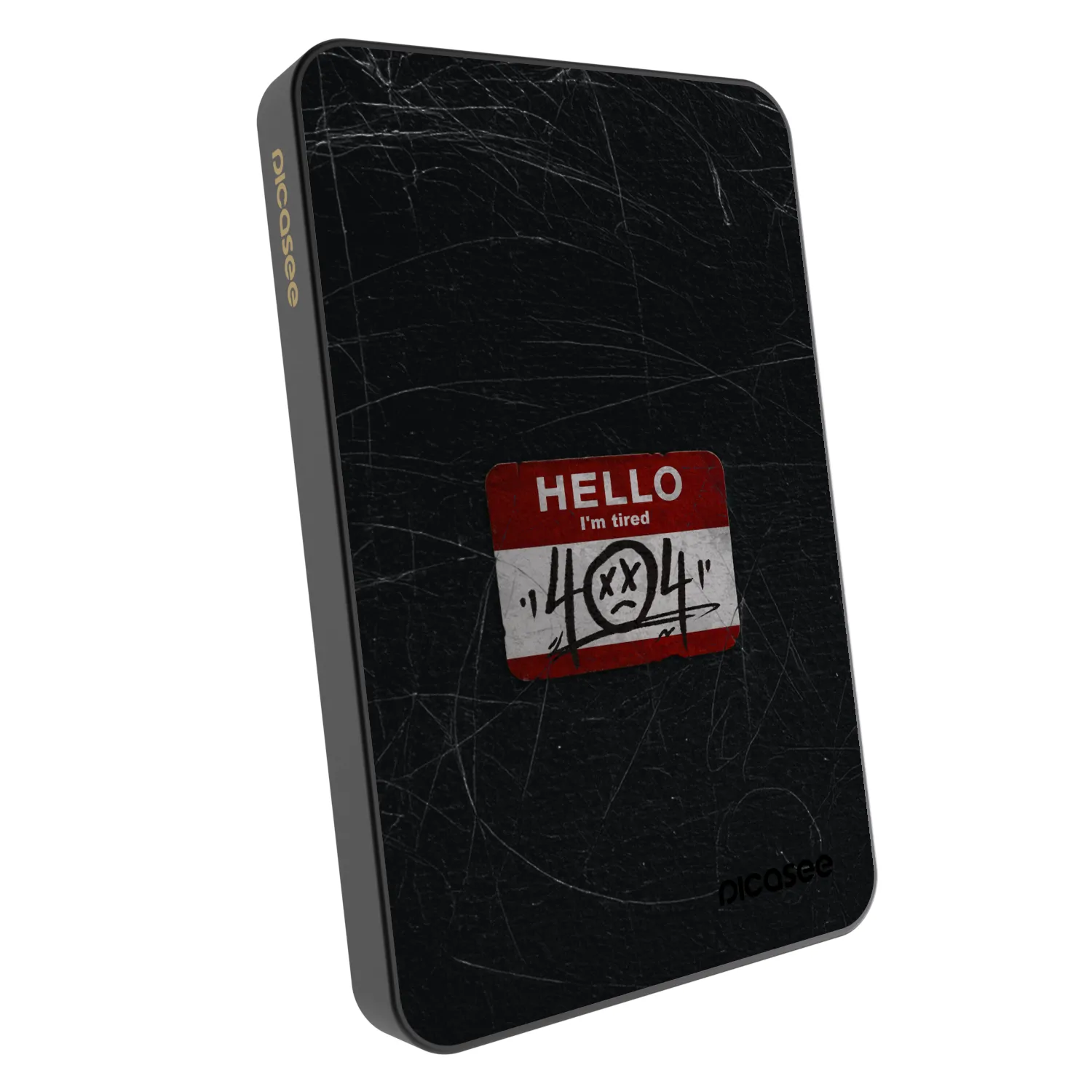 Picasee Powerbank mit MagSafe 5 000 mAh Grau - HELLO 404