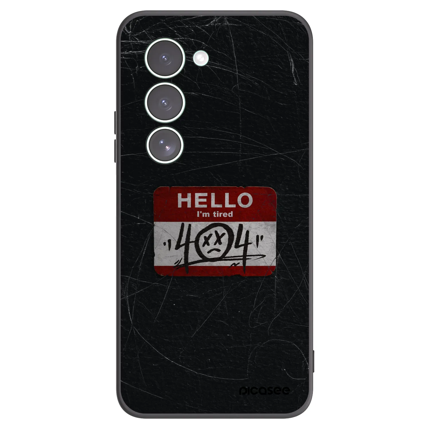 Picasee Xiaomi Redmi 15 5G Hülle - Schwarzes Silikon - HELLO 404
