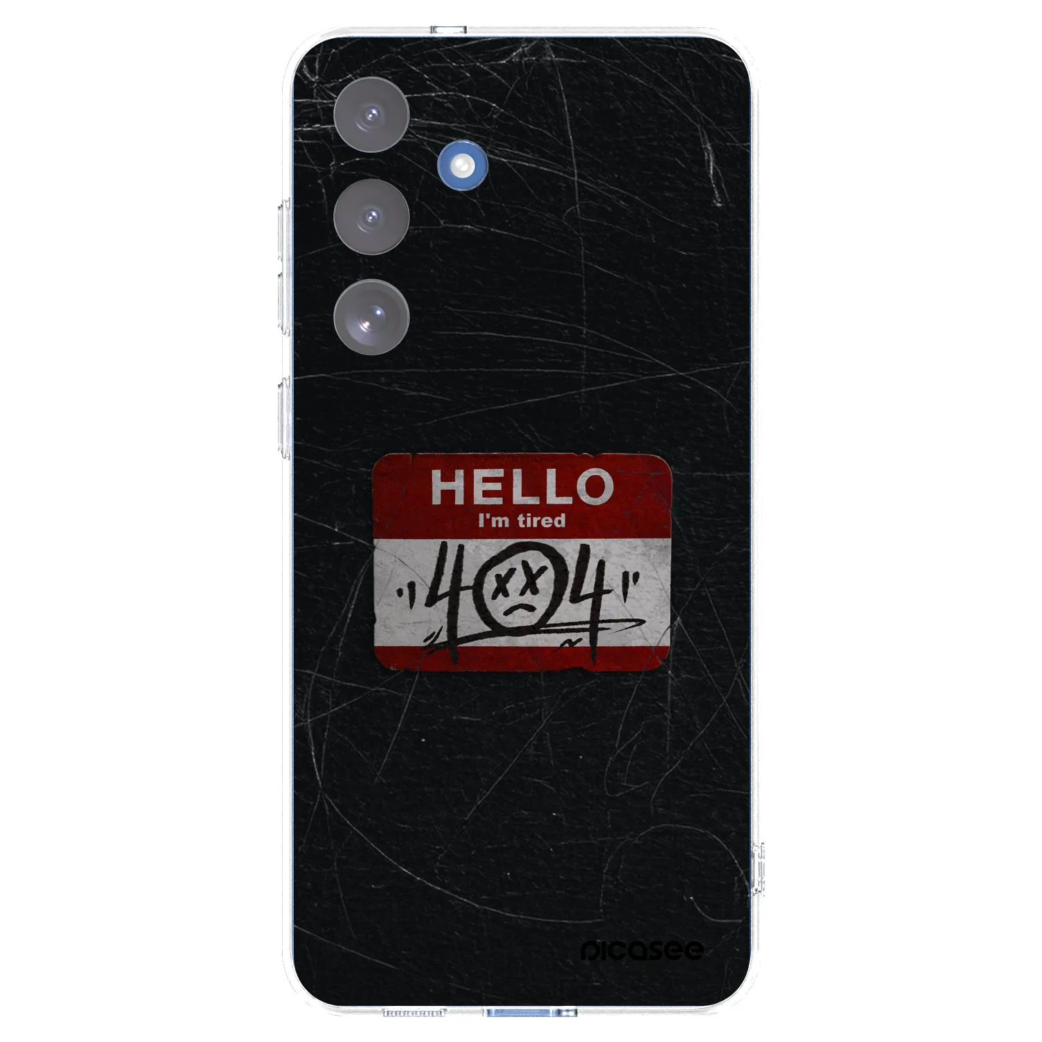Picasee Samsung Galaxy S25 FE 5G Hülle - Transparentes Silikon - HELLO 404