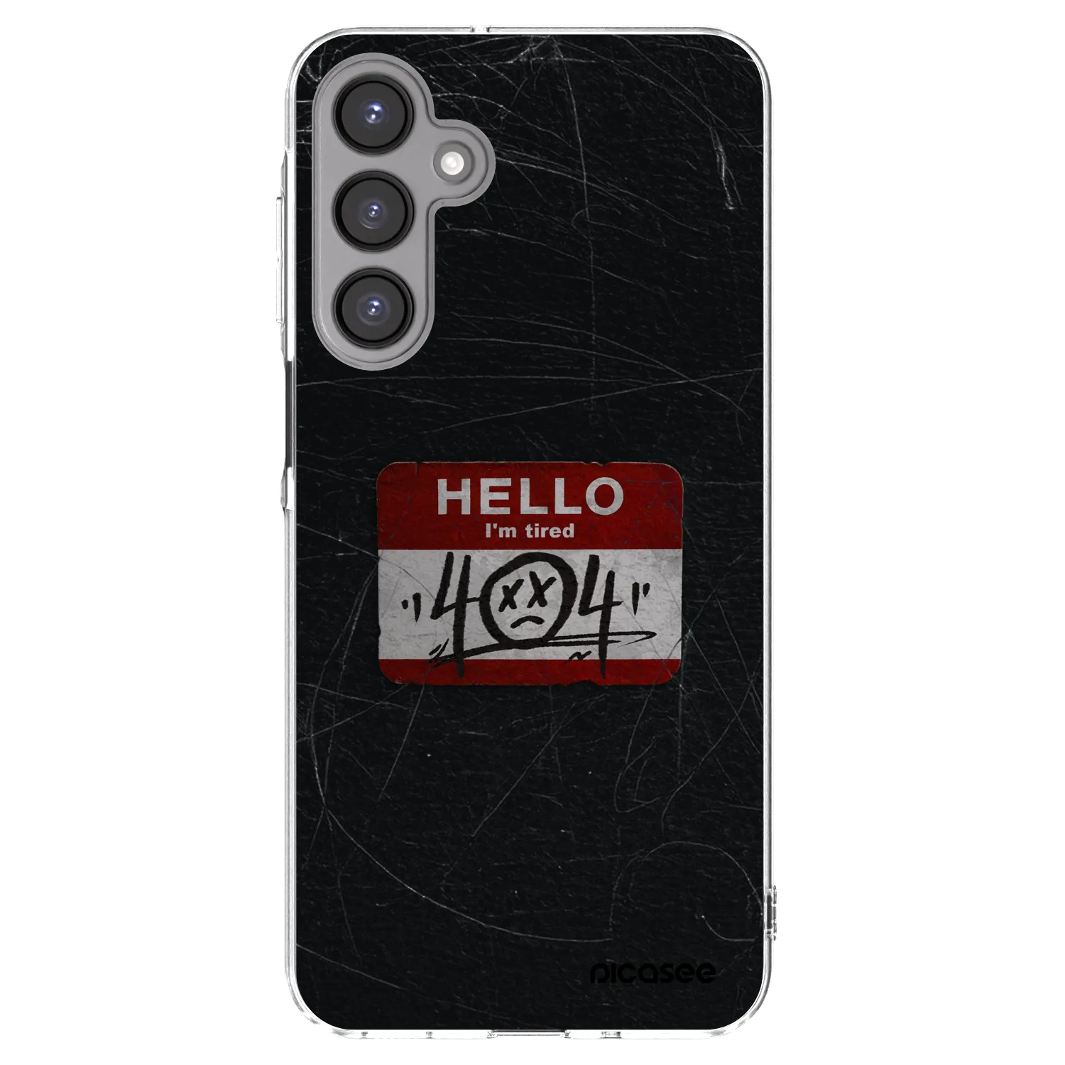 Picasee Samsung Galaxy A16 4G Hülle - Transparentes Silikon - HELLO 404