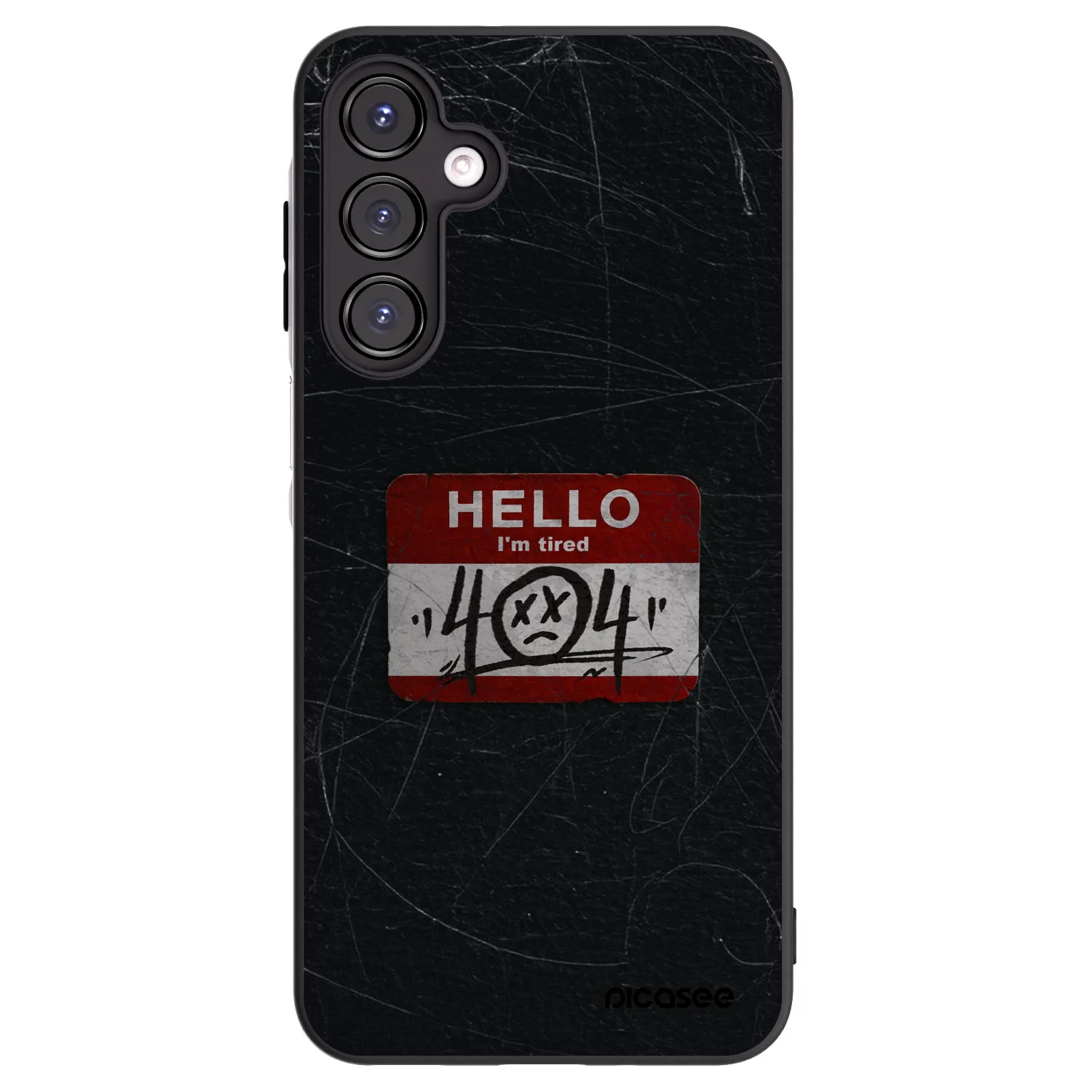 Picasee Samsung Galaxy A16 4G Hülle - Schwarzes Silikon - HELLO 404