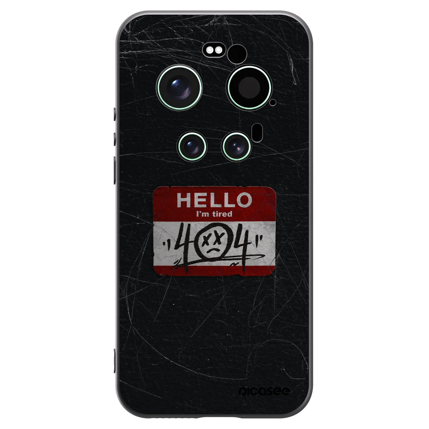 Picasee Xiaomi 17 Ultra Hülle - Schwarzes Silikon - HELLO 404