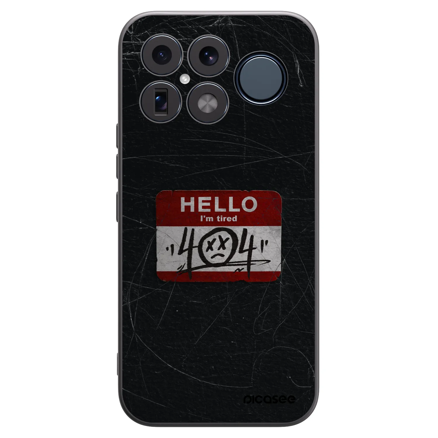 Picasee Xiaomi Poco F8 Ultra Hülle - Schwarzes Silikon - HELLO 404
