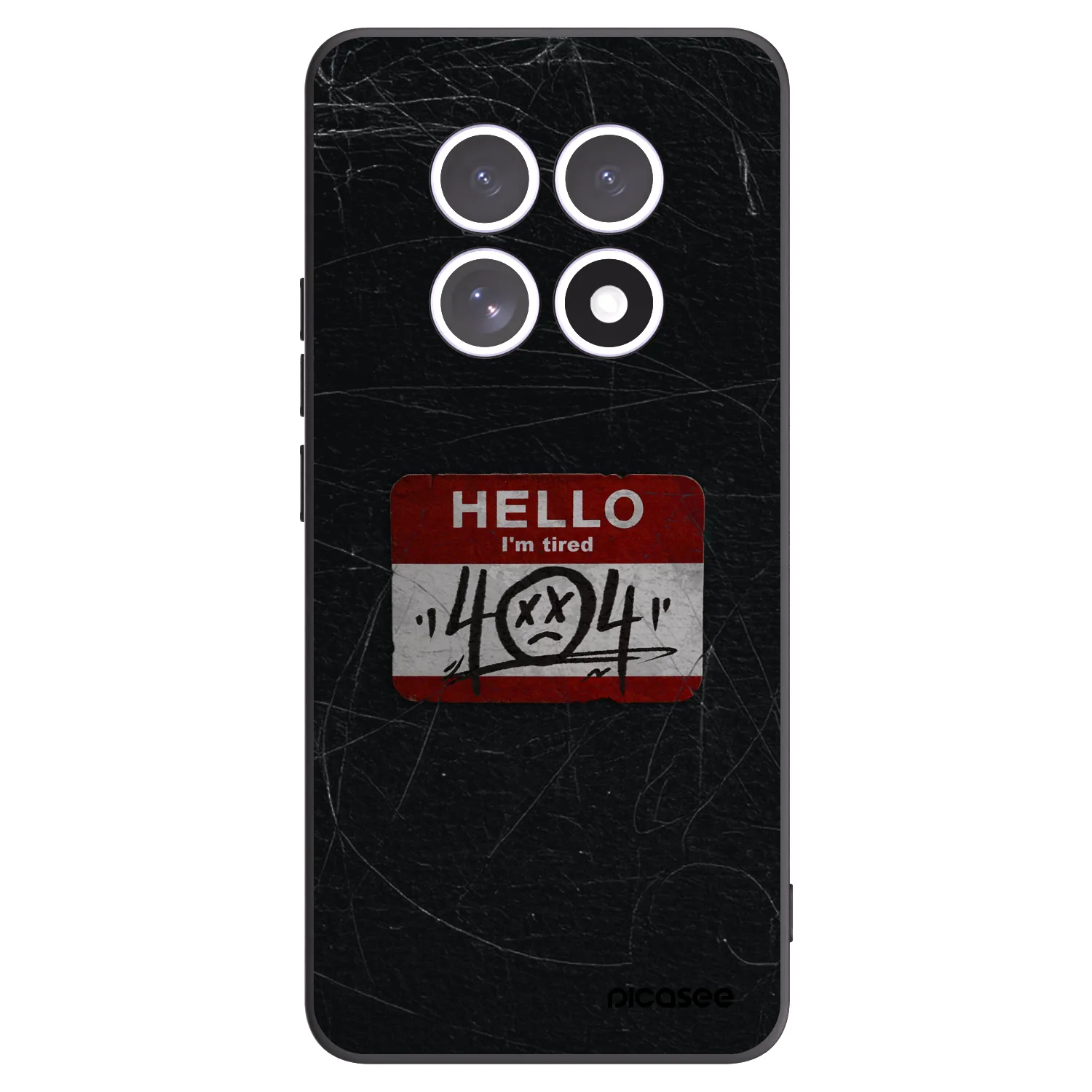 Picasee Xiaomi Redmi Note 15 5G Hülle - Schwarzes Silikon - HELLO 404