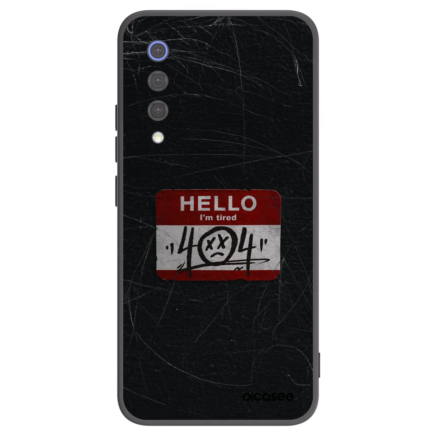 Picasee Xiaomi Mi 9 SE Hülle - Schwarzes Silikon - HELLO 404