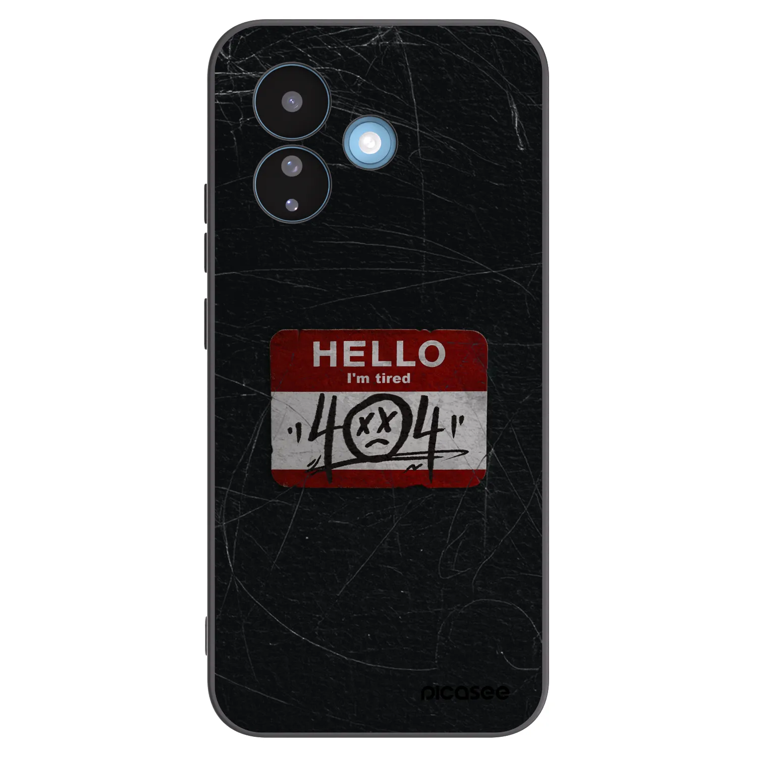 Picasee Xiaomi Redmi Note 17 Pro 5G Hülle - Schwarzes Silikon - HELLO 404