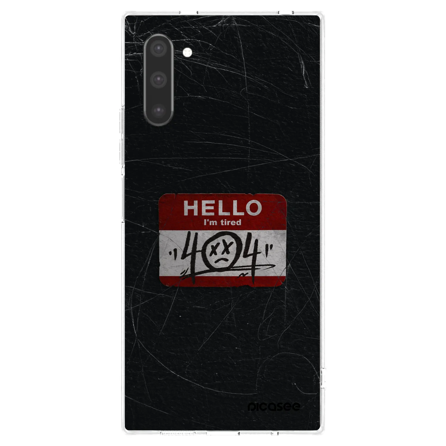 Picasee Samsung Galaxy Note 10 N970F Hülle - Transparentes Silikon - HELLO 404