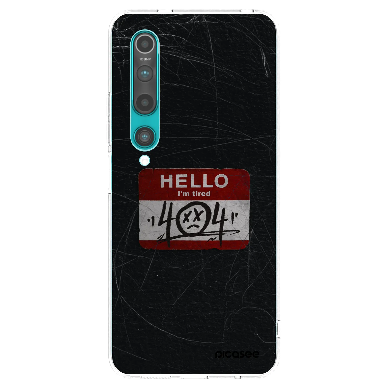 Picasee Xiaomi Mi 10 Hülle - Transparentes Silikon - HELLO 404