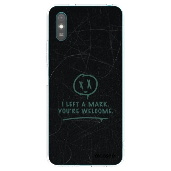Picasee Xiaomi Redmi 9A Hülle - Transparentes Silikon - LEFT A MARK