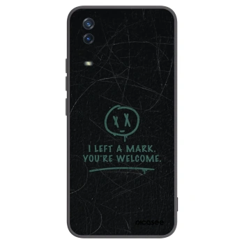 Picasee Vivo Y11s Hülle - Schwarzes Silikon - LEFT A MARK