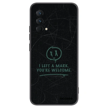 Picasee Realme GT Master Edition 5G Hülle - Schwarzes Silikon - LEFT A MARK