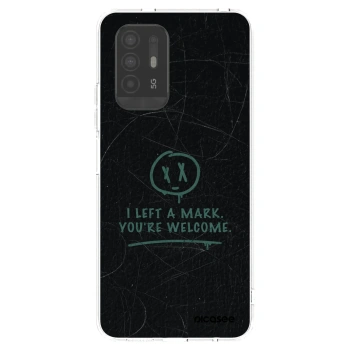 Picasee OPPO A94 5G Hülle - Transparentes Silikon - LEFT A MARK