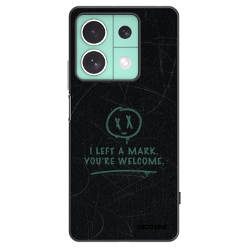 Picasee Xiaomi Redmi Note 13 5G Hülle - Schwarzes Silikon - LEFT A MARK