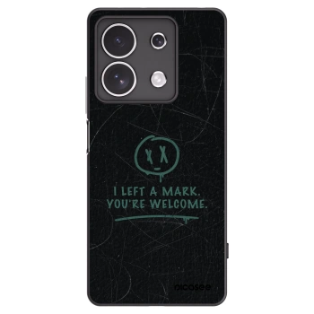 Picasee Xiaomi Redmi Note 13 4G Hülle - Schwarzes Silikon - LEFT A MARK