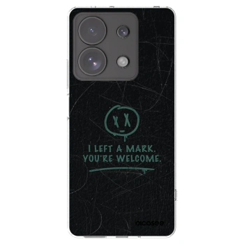 Picasee Xiaomi Redmi Note 13 Pro 4G Hülle - Transparentes Silikon - LEFT A MARK