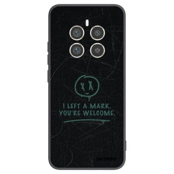 Picasee Realme 12 Pro 5G Hülle - Schwarzes Silikon - LEFT A MARK