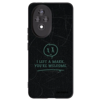 Picasee Honor 200 5G Hülle - Schwarzes Silikon - LEFT A MARK