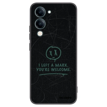 Picasee Vivo Y29s 5G Hülle - Schwarzes Silikon - LEFT A MARK