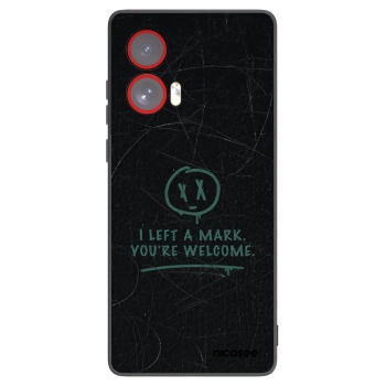 Picasee Motorola Edge 50 Fusion Hülle - Schwarzes Silikon - LEFT A MARK