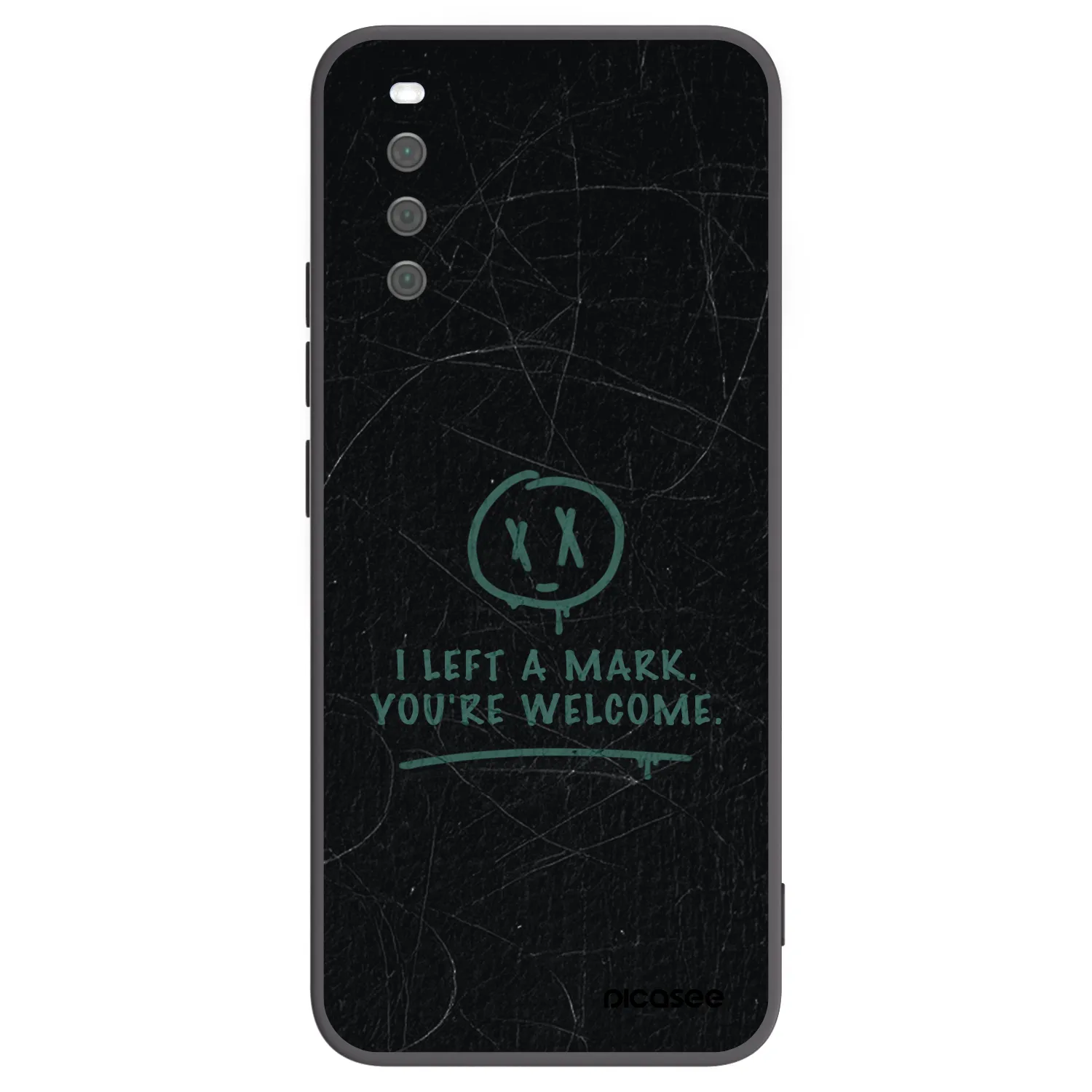 Picasee Sony Xperia 10 III Hülle - Schwarzes Silikon - LEFT A MARK