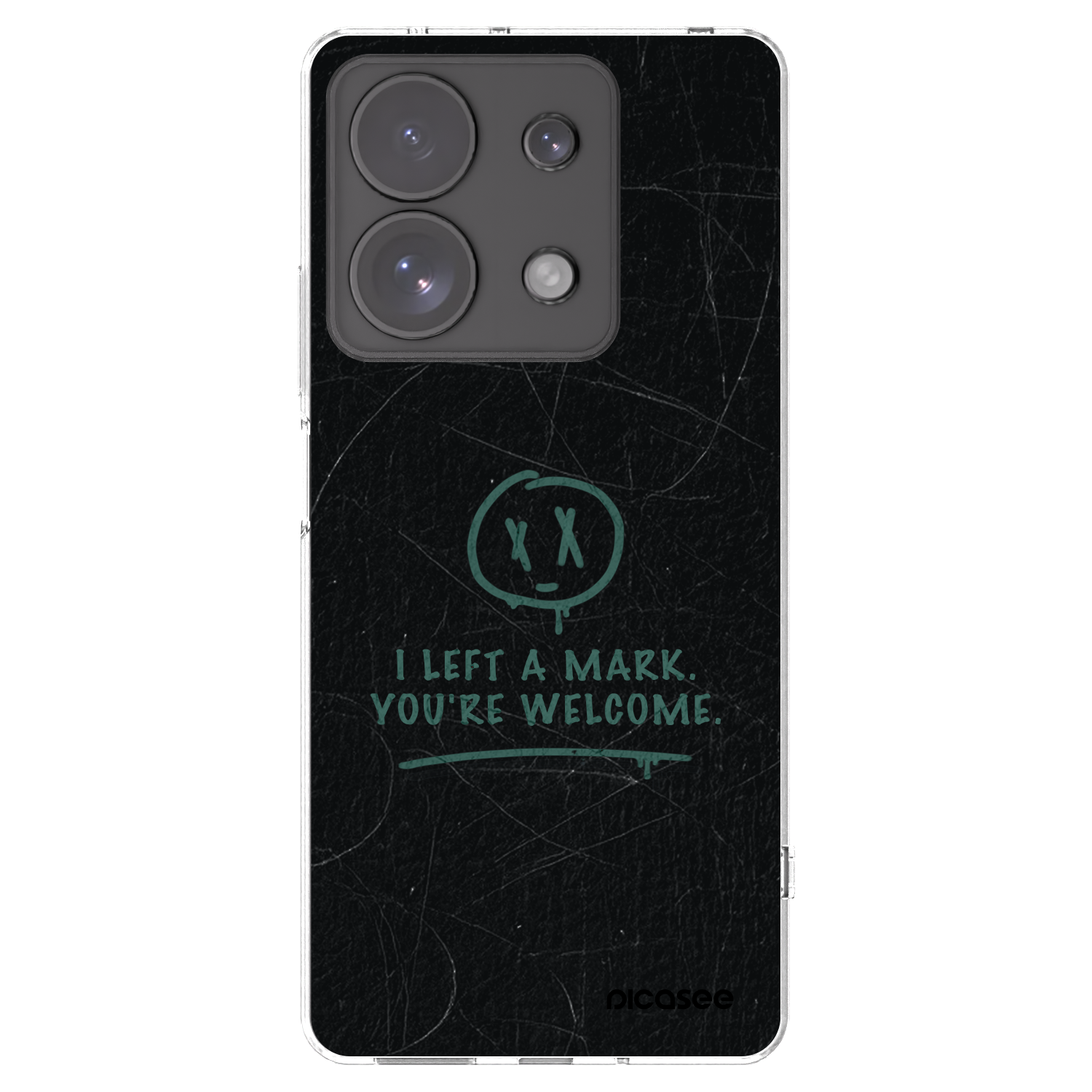 Picasee Xiaomi Redmi Note 13 Pro 4G Hülle - Transparentes Silikon - LEFT A MARK