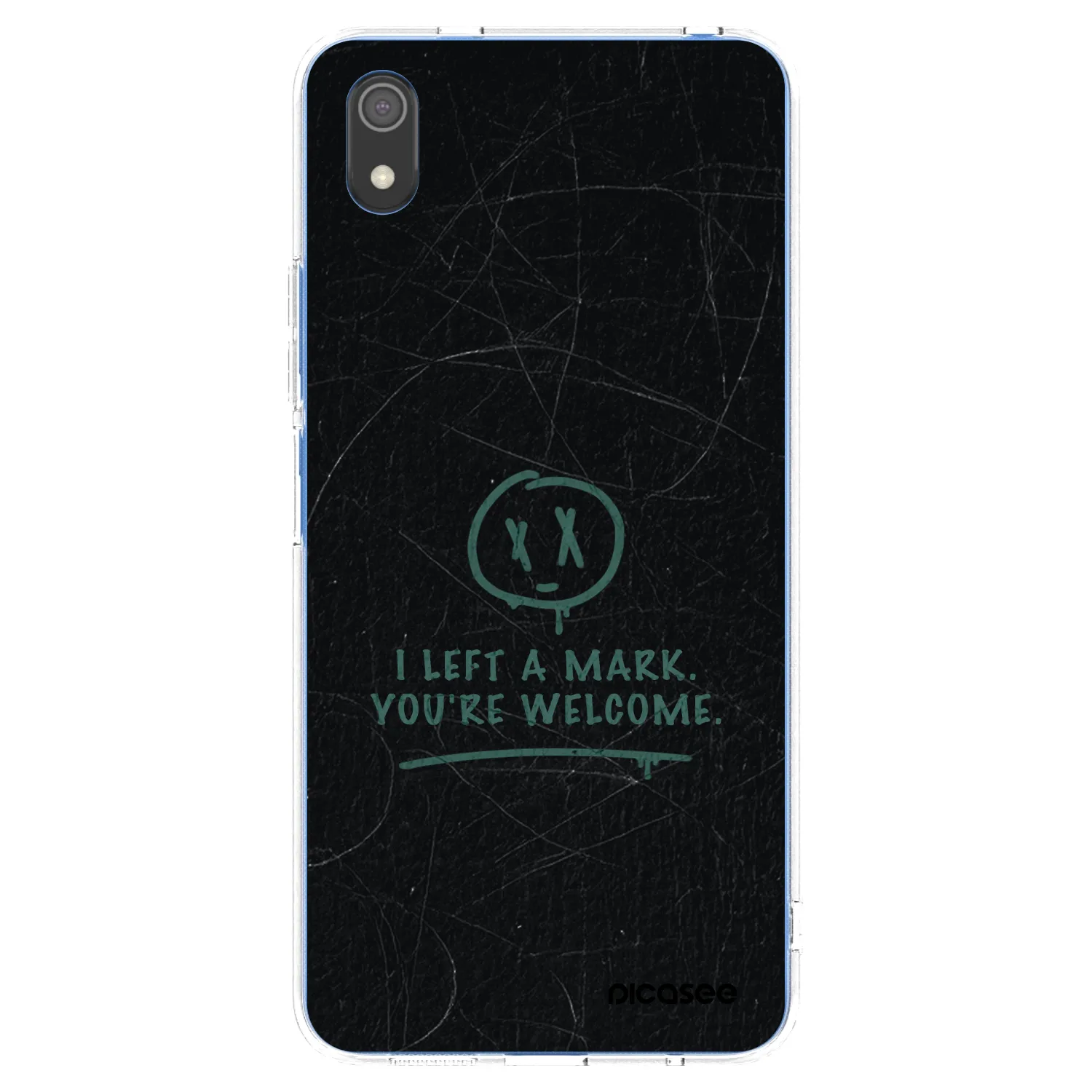 Picasee Xiaomi Redmi 7A Hülle - Transparentes Silikon - LEFT A MARK
