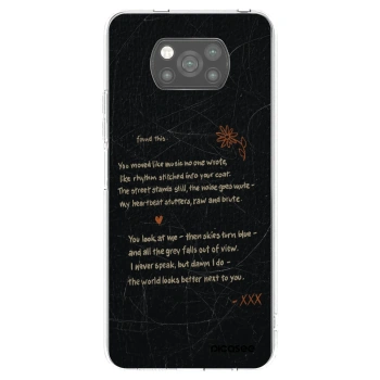 Picasee Xiaomi Poco X3 Hülle - Schwarzes Silikon - POET