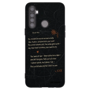 Picasee Realme 6i Hülle - Schwarzes Silikon - POET