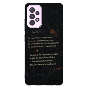 Picasee Samsung Galaxy A32 5G A326B Hülle - Transparentes Silikon - POET