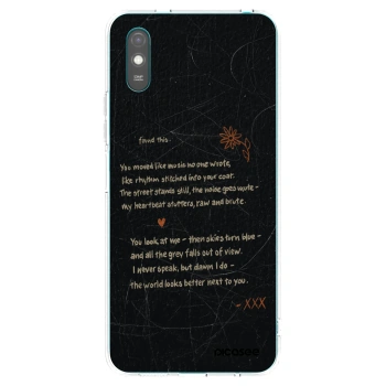 Picasee Xiaomi Redmi 9AT Hülle - Transparentes Silikon - POET