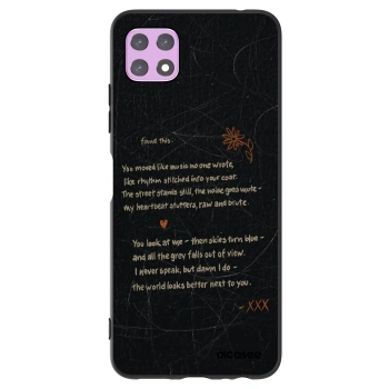 Picasee Samsung Galaxy A22 A226B 5G Hülle - Schwarzes Silikon - POET