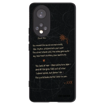 Picasee Honor 50 5G Hülle - Schwarzes Silikon - POET