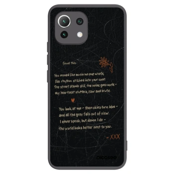 Picasee Xiaomi 11 Lite 5G NE Hülle - Schwarzes Silikon - POET