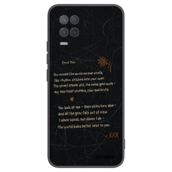 Picasee Realme 8 5G Hülle - Schwarzes Silikon - POET