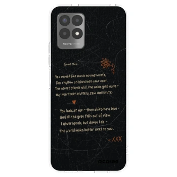 Picasee Realme 8i Hülle - Transparentes Silikon - POET