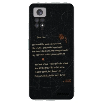 Picasee Xiaomi Redmi Note 11 Hülle - Transparentes Silikon - POET