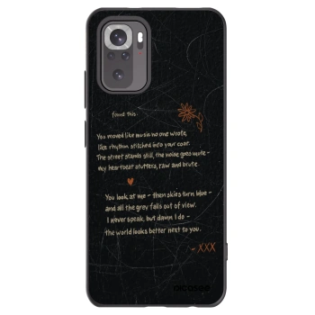 Picasee Xiaomi Redmi Note 11S 4G Hülle - Schwarzes Silikon - POET