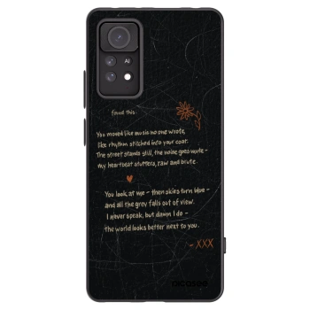Picasee Xiaomi Redmi Note 11 Pro Hülle - Schwarzes Silikon - POET