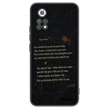 Picasee Xiaomi Poco X4 Pro 5G Hülle - Schwarzes Silikon - POET