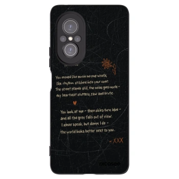 Picasee Huawei Nova 9 SE Hülle - Schwarzes Silikon - POET
