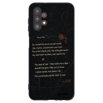 Picasee Samsung Galaxy A13 4G A135 Hülle - Schwarzes Silikon - POET