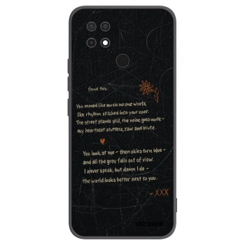 Picasee Xiaomi Redmi 10C Hülle - Schwarzes Silikon - POET