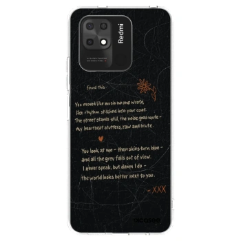 Picasee Xiaomi Redmi 10C Hülle - Transparentes Silikon - POET