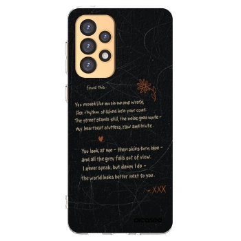 Picasee Samsung Galaxy A33 5G A336 Hülle - Transparentes Silikon - POET