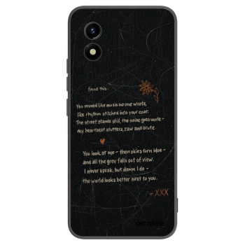 Picasee Vivo Y01 Hülle - Schwarzes Silikon - POET