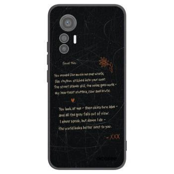 Picasee Xiaomi 12 Lite Hülle - Schwarzes Silikon - POET