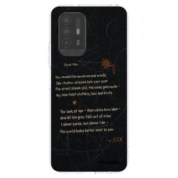 Picasee OPPO A94 5G Hülle - Transparentes Silikon - POET