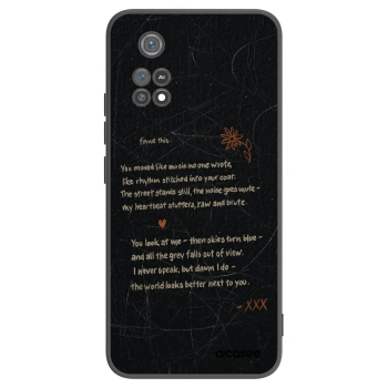 Picasee Xiaomi Poco M4 Pro Hülle - Schwarzes Silikon - POET