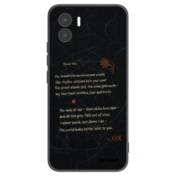Picasee Xiaomi Redmi A1 Hülle - Schwarzes Silikon - POET